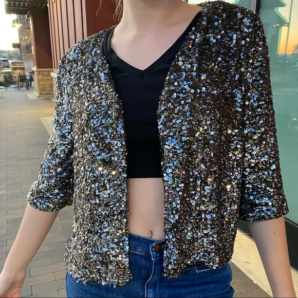 Coats | Maje Sequin Cardigan | Poshmark